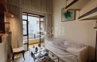 Apartamento à venda em cerqueira césar, são paulo-sp: 1 quarto, 1 suíte, 1 sala, 1 banheiro, 1 vaga de garagem, 53m².