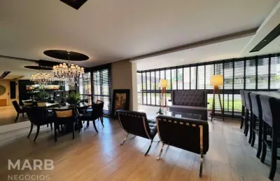 Apartamento garden à venda, 325 m² por r$ 4.700.000,00 - centro - florianópolis/sc