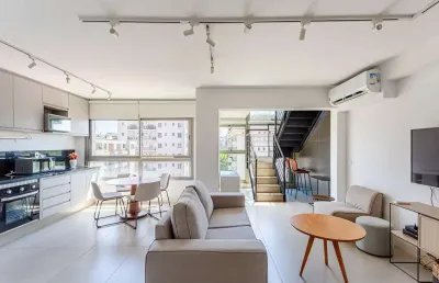 Apartamento com 1 quarto para alugar na rua dias de oliveira, 444, jardins, são paulo por r$ 13.000