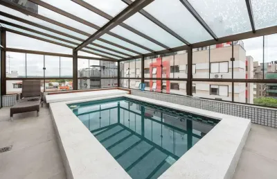 Cobertura com 2 quartos à venda na rua guadalupe, 200, jardim lindóia, porto alegre por r$ 1.800.000