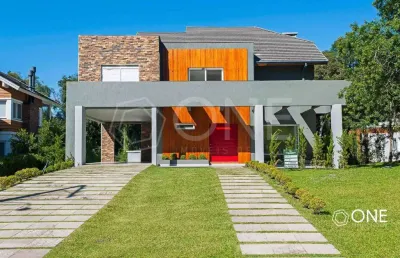 Casa em condomínio fechado com 4 quartos à venda na rs 235 km 32, 47, aspen mountain, gramado por r$ 7.200.000