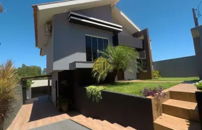 Sobrado à venda, 3 quartos, 1 suíte, 4 vagas, vila industrial - toledo/pr