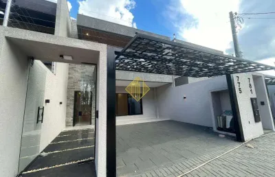 Sobrado à venda, 3 quartos, 3 suítes, 2 vagas, tropical iii - cascavel/pr