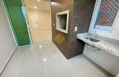 Oportunidade: apartamento para alugar no centro de toledo paraná com 01 suíte + 02 quartos, sacada e churrasqueira