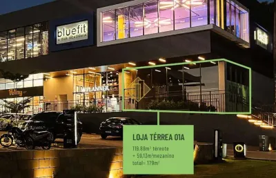 Locação de sala comercial com mezanino no jardim la salle em toledo - paraná