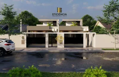** casa com 01 suíte e 02 quartos, ofurô, área goumet com churrasqueira **
