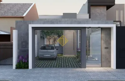 Casa à venda, 2 quartos, 1 suíte, 4 vagas, santa cruz - cascavel/pr