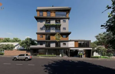 Apartamento na vila industrial a duas quadras do lago municipal com 01 suíte + 01 quarto em toledo - paraná