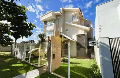 Triplex à venda, 3 suítes + 5 quartos, 6 vagas, vila industrial - toledo/pr