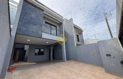 Sobrado à venda, 1 suíte e 2 quartos, 2 vagas, vila becker - toledo/pr