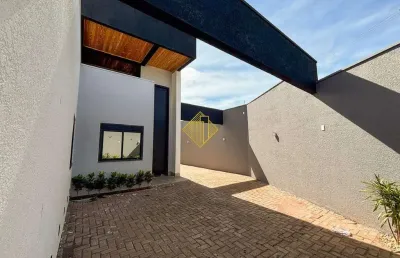 ** casa com 01 suíte e 02 quartos, jardim gisela - toledo **