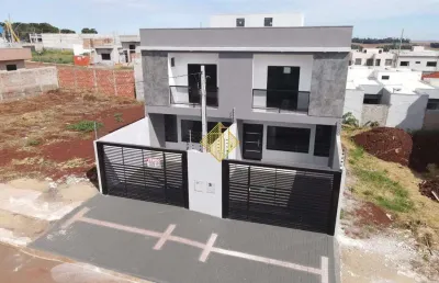 Sobrado à venda, 2 quartos, 1 suíte, 2 vagas, brazmadeira - cascavel/pr