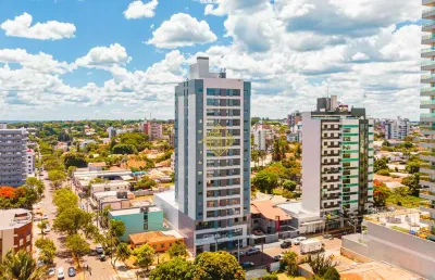 Apartamento à venda, 1 suíte + 2 quartos, 2 vagas, jd la salle - toledo/pr