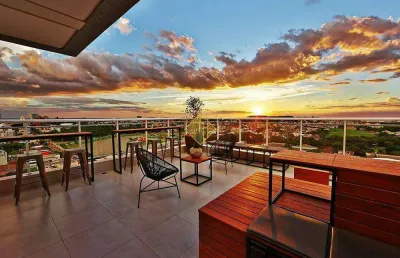 **apartamento com 1 suíte + 2 quartos, próximo ao lago - toledo/pr**