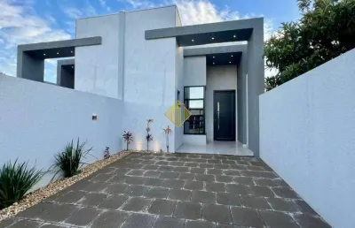 Viva momentos incríveis casa com suite e churrasqueira