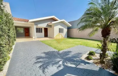 Casa com 1 suíte e dois quartos para venda no jardim gisela em toledo - paraná