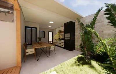 Casa térrea nova bairro neva com 2 suítes + 1 quarto