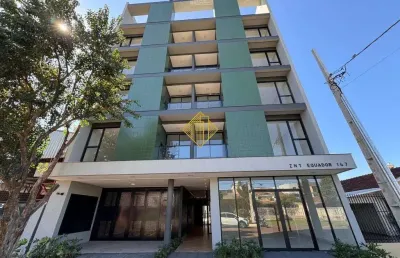 Apartamento com 1 suíte e 1 quarto, no jardim gisela, toledo - pr