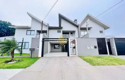 Sobrado à venda, 3 quartos, 1 suíte, 2 vagas, jardim gisela - toledo/pr