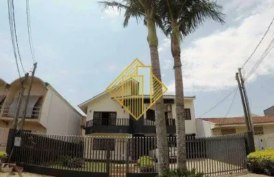 Sobrado à venda, 2 quartos, 2 suítes, 6 vagas, coqueiral - cascavel/pr