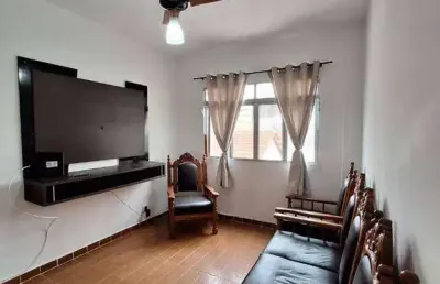 Apartamento com 1 dormitório para alugar, 42 m² por r$ 1.600,00/mês - vila guilhermina - praia grande/sp