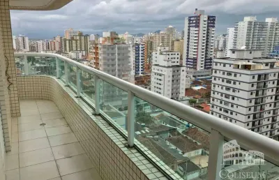 Apartamento com 3 dormitórios à venda, 101 m² por r$ 550.000,00 - tupi - praia grande/sp