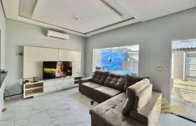 Casa com 3 dormitórios à venda por r$ 785.000,00 - solemar - praia grande/sp