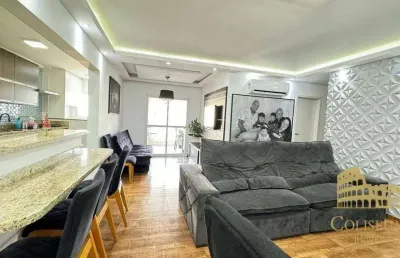 Apartamento com 2 dormitórios à venda, 100 m² por r$ 750.000,00 - vila guilhermina - praia grande/sp