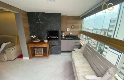 Cobertura à venda, 218 m² por r$ 1.300.000,00 - tupi - praia grande/sp