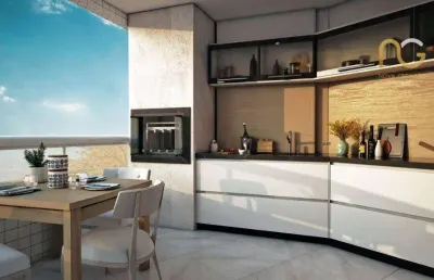Apartamento à venda, 43 m² por r$ 348.975,00 - mirim - praia grande/sp