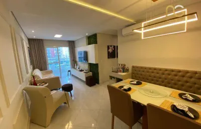 Apartamento com 3 dormitórios à venda, 101 m² por r$ 780.000,00 - vila assunção - praia grande/sp