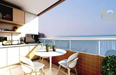 Apartamento com 2 dormitórios à venda, 69 m² por r$ 601.852,50 - vila balneária - praia grande/sp