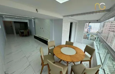 Apartamento com 3 dormitórios à venda, 116 m² por r$ 800.000,00 - aviação - praia grande/sp