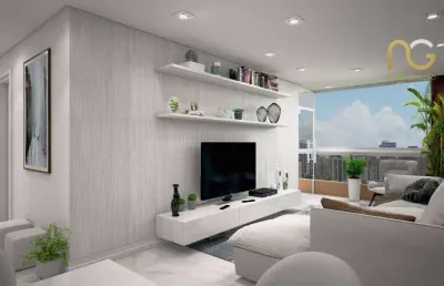 Apartamento à venda, 88 m² por r$ 800.910,00 - boqueirão - praia grande/sp