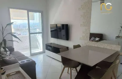 Apartamento com 2 dormitórios à venda, 58 m² por r$ 440.000,00 - vila guilhermina - praia grande/sp