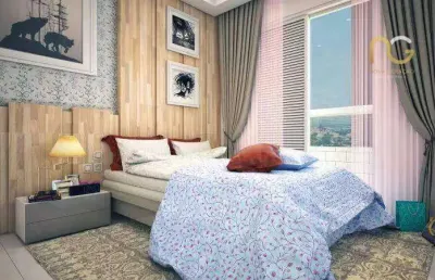Apartamento à venda, 66 m² por r$ 515.700,00 - vila guilhermina - praia grande/sp