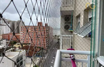 Apartamento com 3 dormitórios à venda, 76 m² por r$ 600.000,00 - vila assunção - praia grande/sp