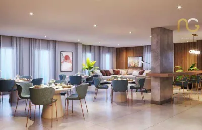 Apartamento à venda, 50 m² por r$ 350.000,00 - vilamar - praia grande/sp
