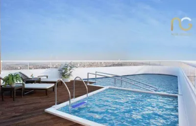 Apartamento com 1 dormitório à venda, 46 m² por r$ 355.000,00 - vilamar - praia grande/sp