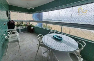 Apartamento 04 dormitorios 02 suites frente praia - guilhermina/praia grande-sp
