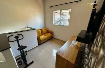 Casa sobreposta em condominio novo - 02 dormitorios 01 banheiro 01 vaga de garagem - bairro tupi/praia grande-sp