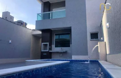 Sobrado com 3 dormitórios à venda, 135 m² por r$ 1.100.000,00 - tupi - praia grande/sp