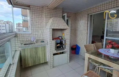 Apartamento com 2 dormitórios à venda, 83 m² por r$ 490.000,00 - vila assunção - praia grande/sp