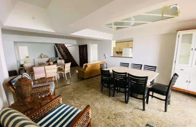 Cobertura com 5 dormitórios à venda, 480 m² por r$ 2.200.000,00 - tupi - praia grande/sp
