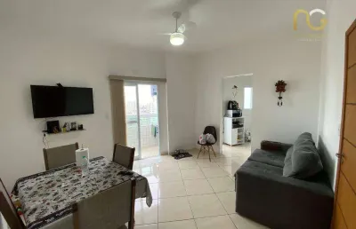 Apartamento com 2 dormitórios à venda, 61 m² por r$ 368.000,00 - vilamar - praia grande/sp