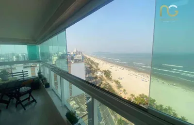 Apartamento à venda, 132 m² por r$ 1.490.000,00 - mirim - praia grande/sp