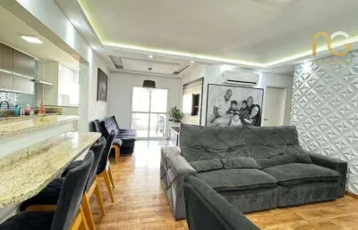 Apartamento com 2 dormitórios à venda, 100 m² por r$ 750.000,00 - vila guilhermina - praia grande/sp