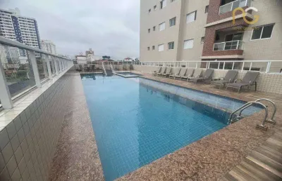 Apartamento com 1 dormitório à venda, 42 m² por r$ 315.000,00 - aviação - praia grande/sp