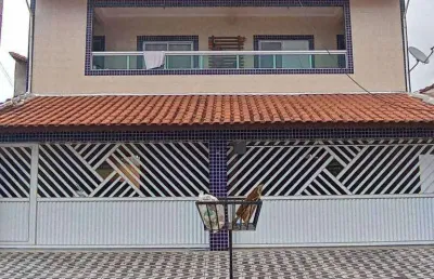 Casa assobradada em condominio 02 dormitorios - mirim/praia grande-sp