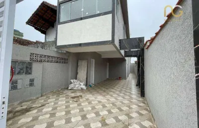 Sobrado com 3 dormitórios à venda, 70 m² por r$ 392.000,00 - balneário pires - praia grande/sp